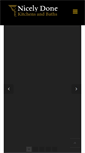 Mobile Screenshot of nicelydonekitchens.com
